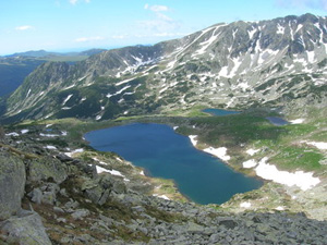 view over Bucura Lake